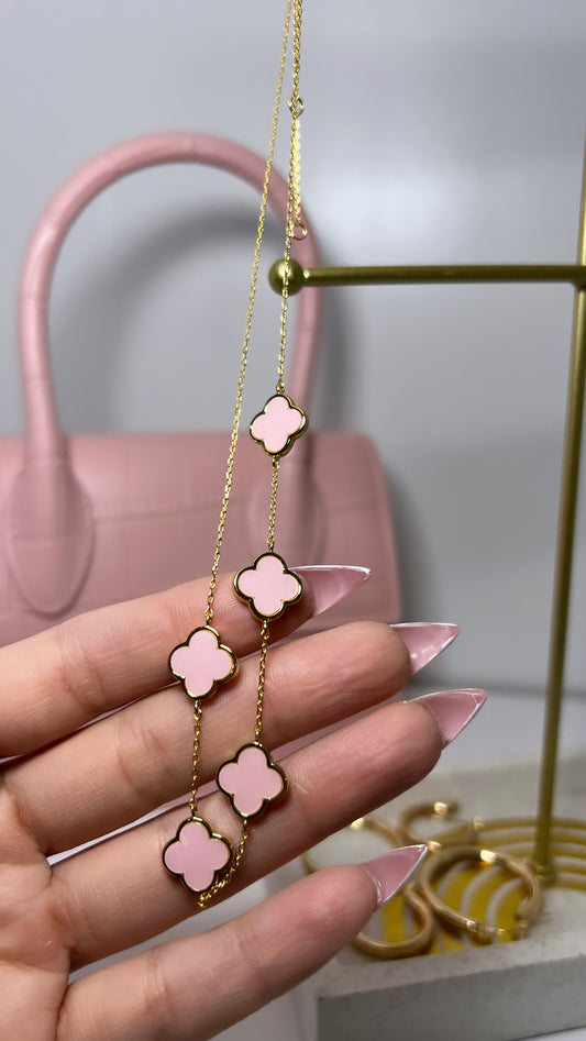 Pink Gold Dipped Necklace
